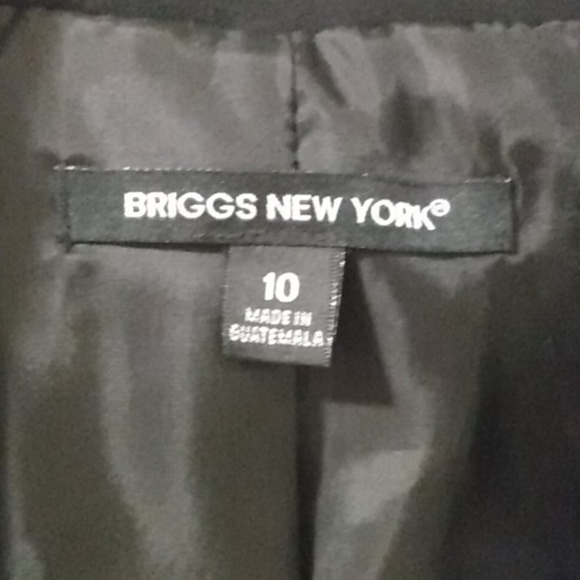 Briggs NY Black blazer - Picture 2 of 4